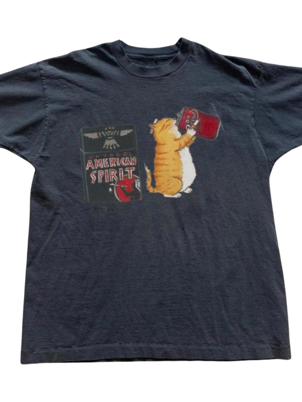 Classic Black Funny Cat Graphic Tee Unisex